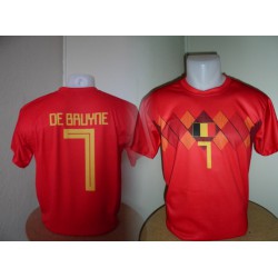 België   voetbalshirt 2018   de Bruyne  OPRUIMING