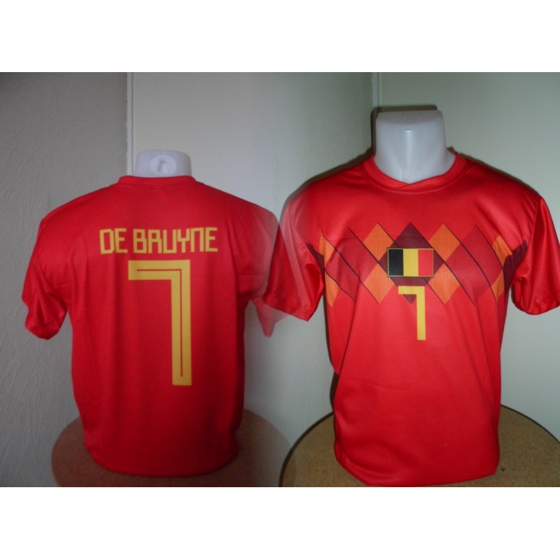 België voetbalshirt 2018 de Bruyne OPRUIMING België voetbalshirt 2018 de Bruyne OPRUIMING