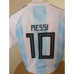 Argentinien Fußball-Trikot home farbe MESI 