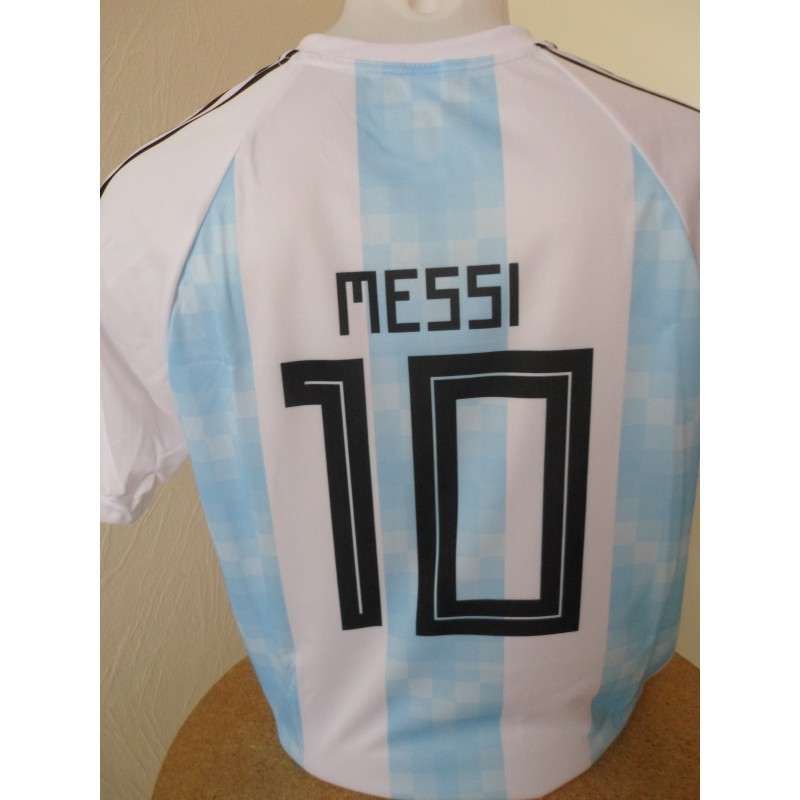 MESSI Voetbalshirt thuis kleur Argentinie MESSI Voetbalshirt thuis kleur Argentinie