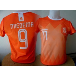 Nederlands dames elftal voetbalshirt oranje 2019 miedema