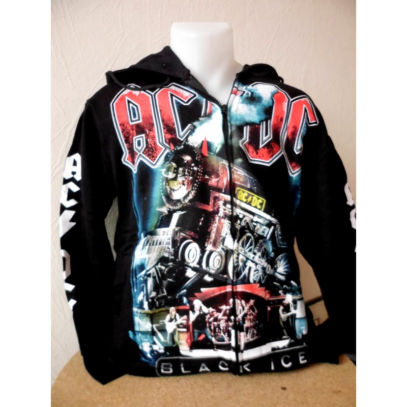 AC DC SWEATERVEST GEKLEURD AC DC SWEATERVEST GEKLEURD