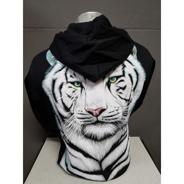 WHITE TIGER sweater vest print tiger 
