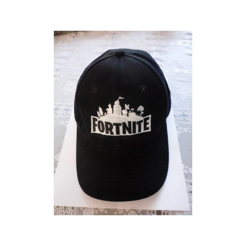 Fortnite logo cap normaal zwart Fortnite logo cap normaal zwart