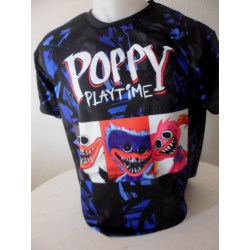 poppy play time SETJE  broek met shirt  huggy  wuggy blauw