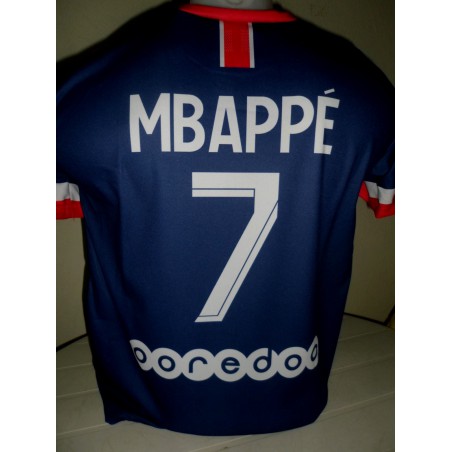 Mbappé fan voetbalshirt thuiskleur